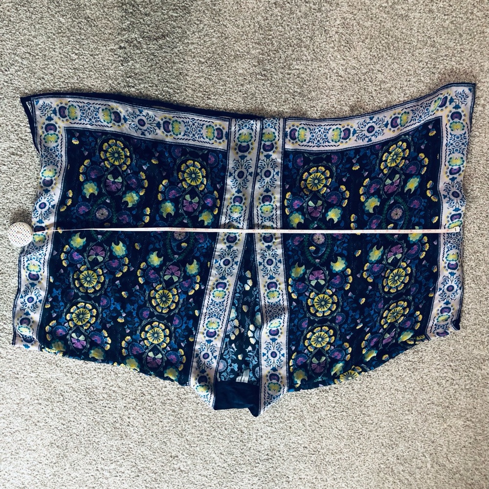 Anthropologie Blank London Kimono Poncho Floral Multicolor One Size - Picture 6 of 8